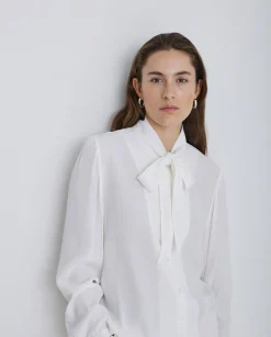 YERSE Camisa fluida lazo crudo Discount