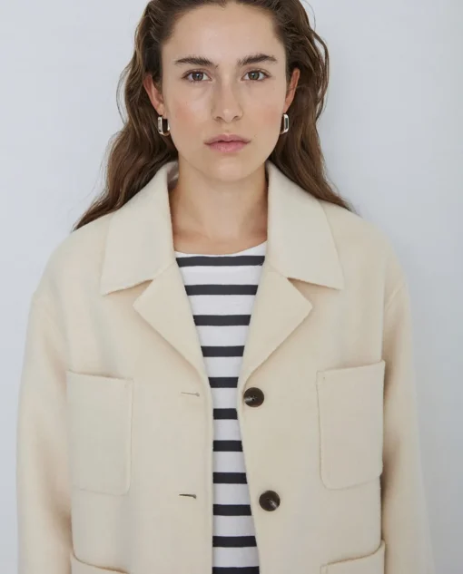 YERSE Chaqueta lana doble faz crudo Discount