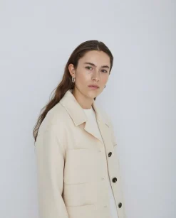 YERSE Chaqueta lana doble faz crudo Discount