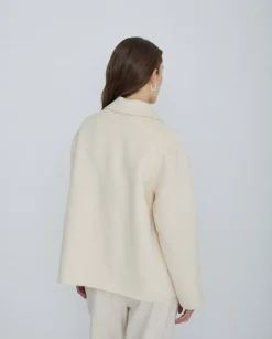 YERSE Chaqueta lana doble faz crudo Discount