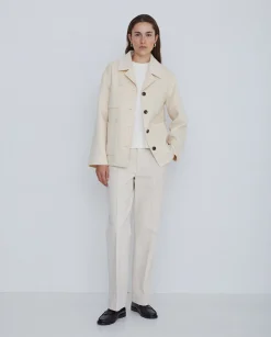 YERSE Chaqueta lana doble faz crudo Discount