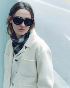 YERSE Chaqueta lana doble faz crudo Discount