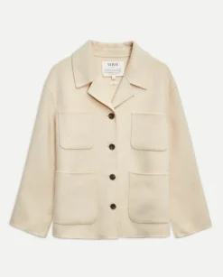 YERSE Chaqueta lana doble faz crudo Discount