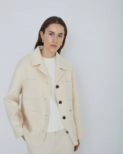 YERSE Chaqueta lana doble faz crudo Discount