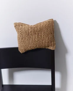 YERSE Clutch cremallera rafia natural Best