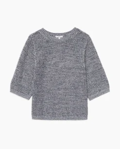 YERSE Jersey calado azul oscuro Best