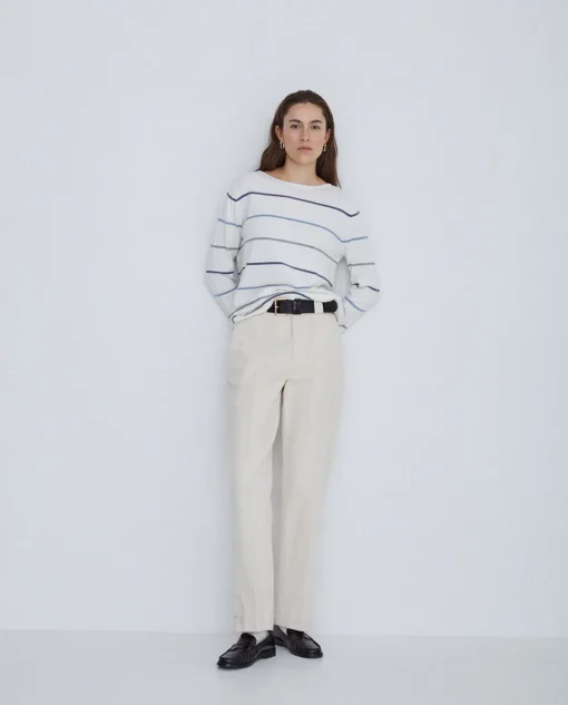 YERSE Jersey rayas punto crudo Outlet