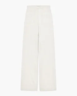 YERSE Pantalones de punto algodón crudo Fashion