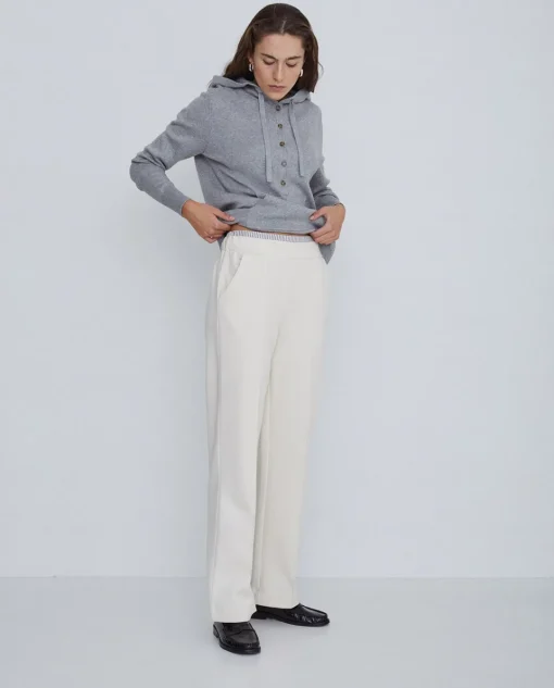 YERSE Pantalones de punto crudo Discount