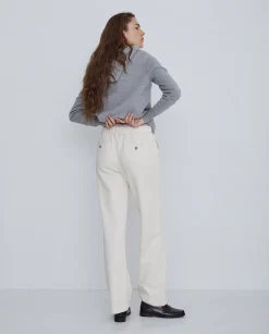 YERSE Pantalones de punto crudo Discount