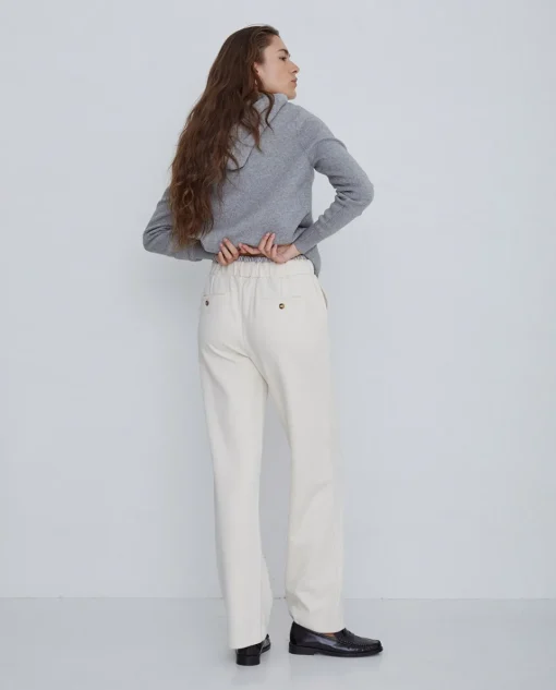 YERSE Pantalones de punto crudo Discount