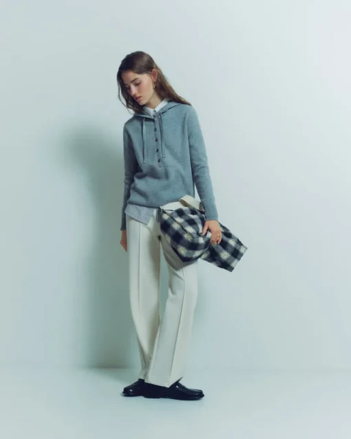 YERSE Pantalones de punto crudo Discount