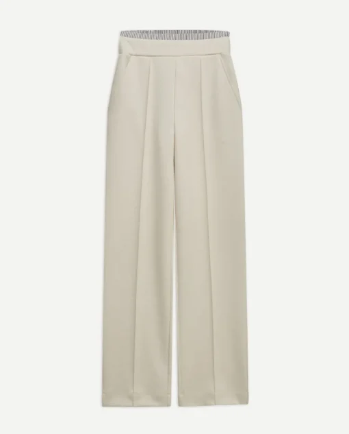 YERSE Pantalones de punto crudo Discount