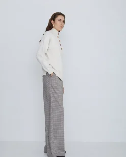 YERSE Pantalones wide leg gris claro Best
