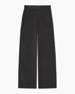 YERSE Pantalones wide leg tencel negro Best