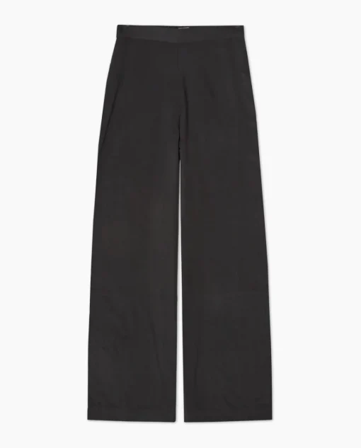 YERSE Pantalones wide leg tencel negro Best