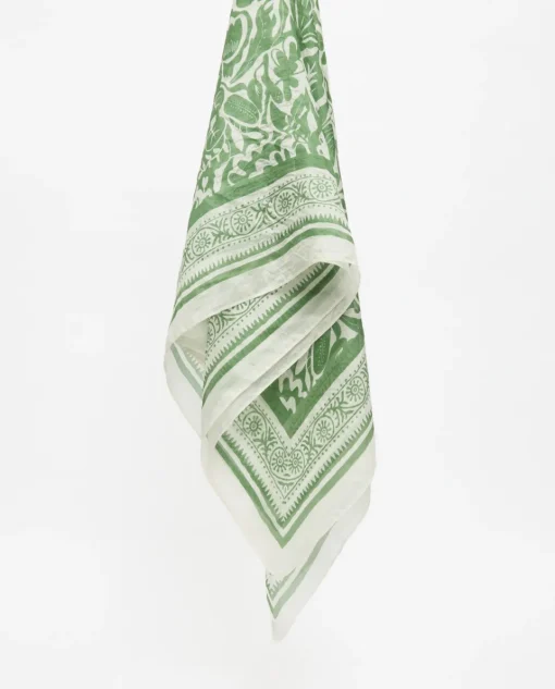 YERSE Pañuelo Seda verde Sale