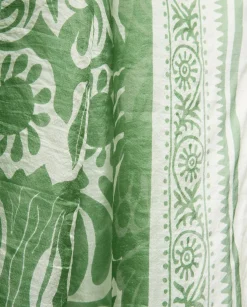 YERSE Pañuelo Seda verde Sale