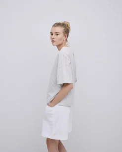 YERSE Shorts bolsillos plastrón blanco Best
