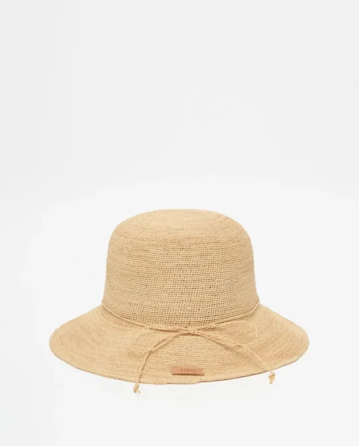 YERSE Sombrero handmade rafia camel Discount