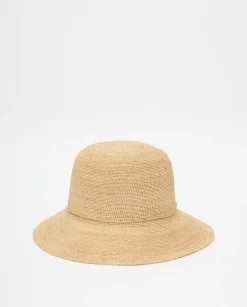 YERSE Sombrero handmade rafia camel Discount