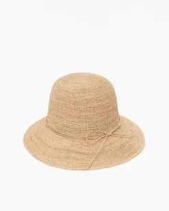 YERSE Sombrero handmade rafia camel Discount