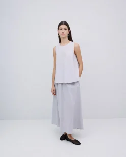 YERSE Top popelín gris Online