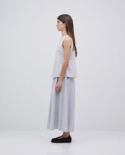 YERSE Top popelín gris Online