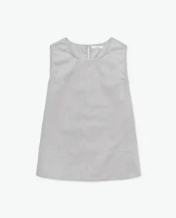 YERSE Top popelín gris Online